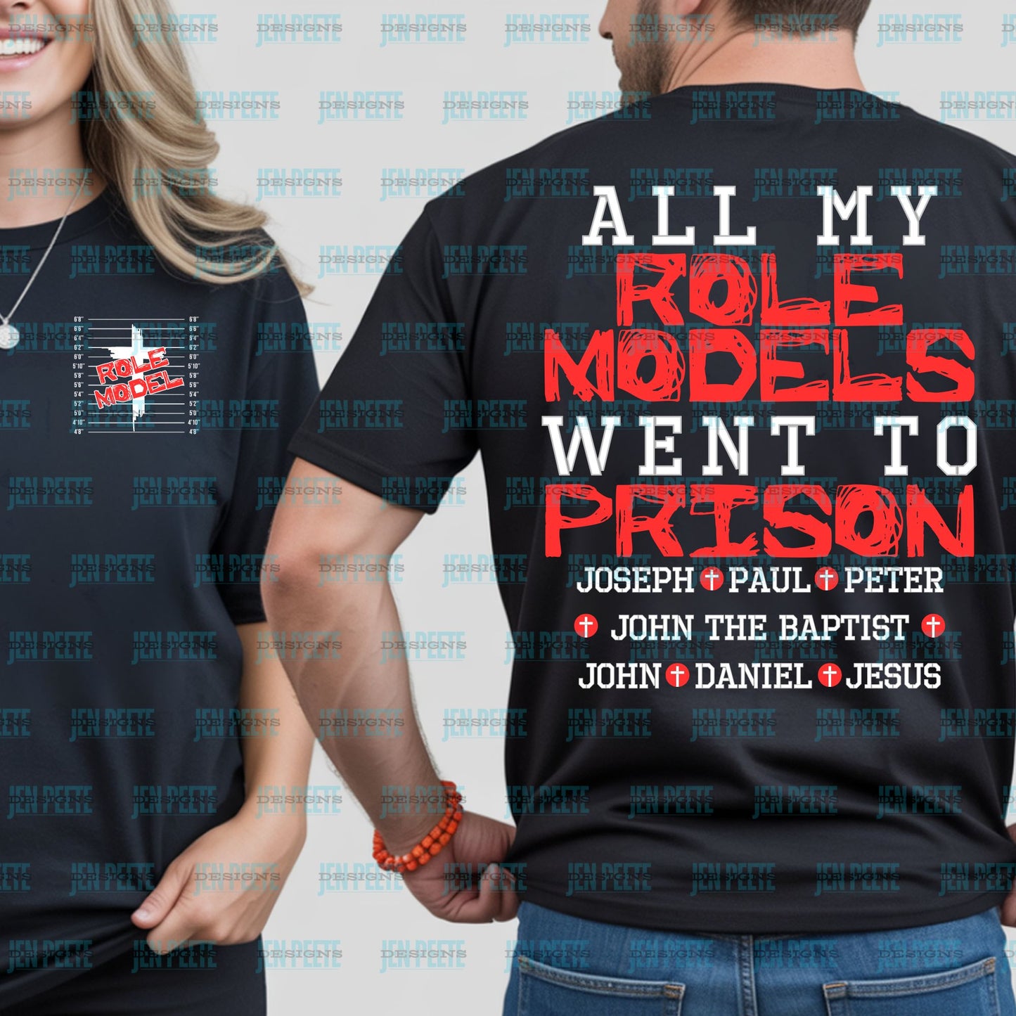 All My Role Models Went to Prison Graphic T-Shirt